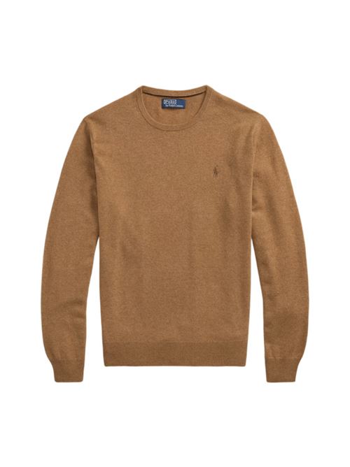 Maglia da uomo in lana, girocollo, colore beige POLO RALPH LAUREN | 710974148005